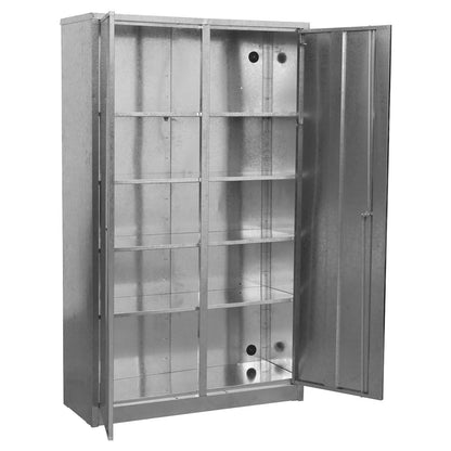 Sealey GSC110385 Galvanized Steel Floor Cabinet 4-Shelf Extra-Wide Sealey
