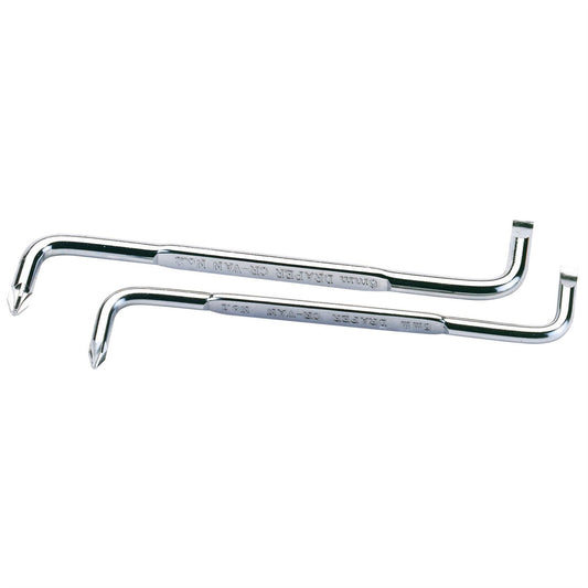 Draper 13948 Plain Slot and PZ Type Angled Screwdriver Set 2 Piece Draper