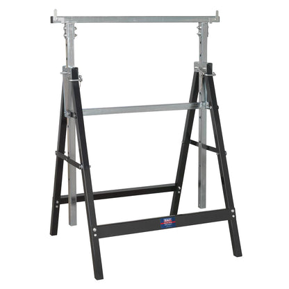 Sealey FDT32 Fold Down Telescopic Trestle - 200kg Capacity - Pair Sealey