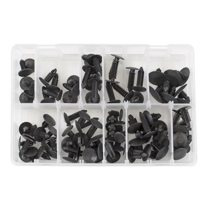 Sealey TCFT100AS Fir Tree Clip Assortment - Pack of 100 Sealey