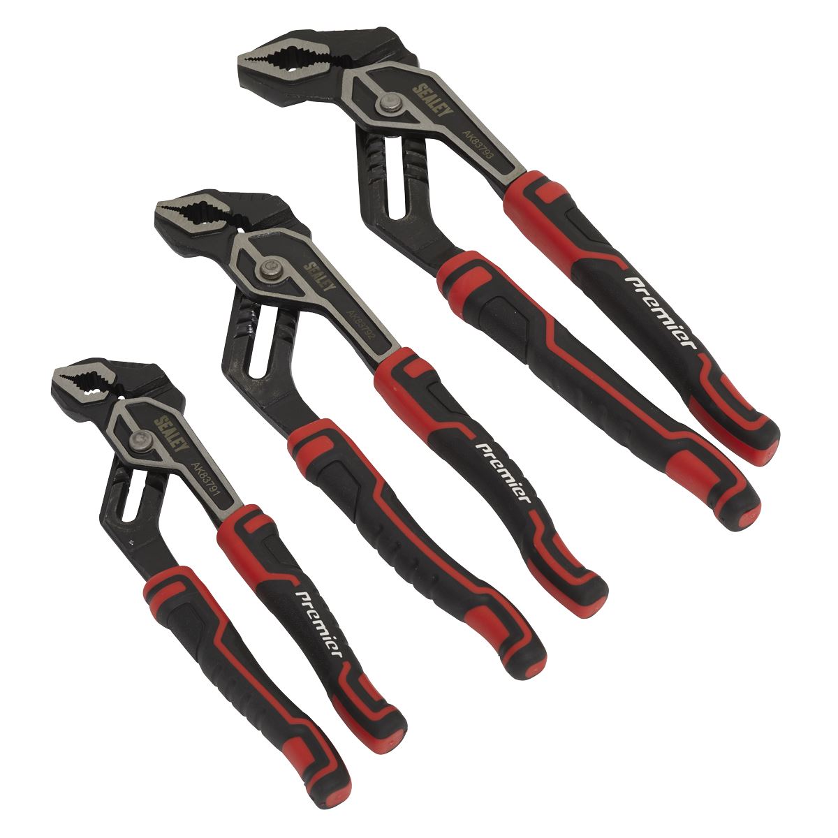 Sealey AK8379 Pliers Set Water Pump 3pc Sealey