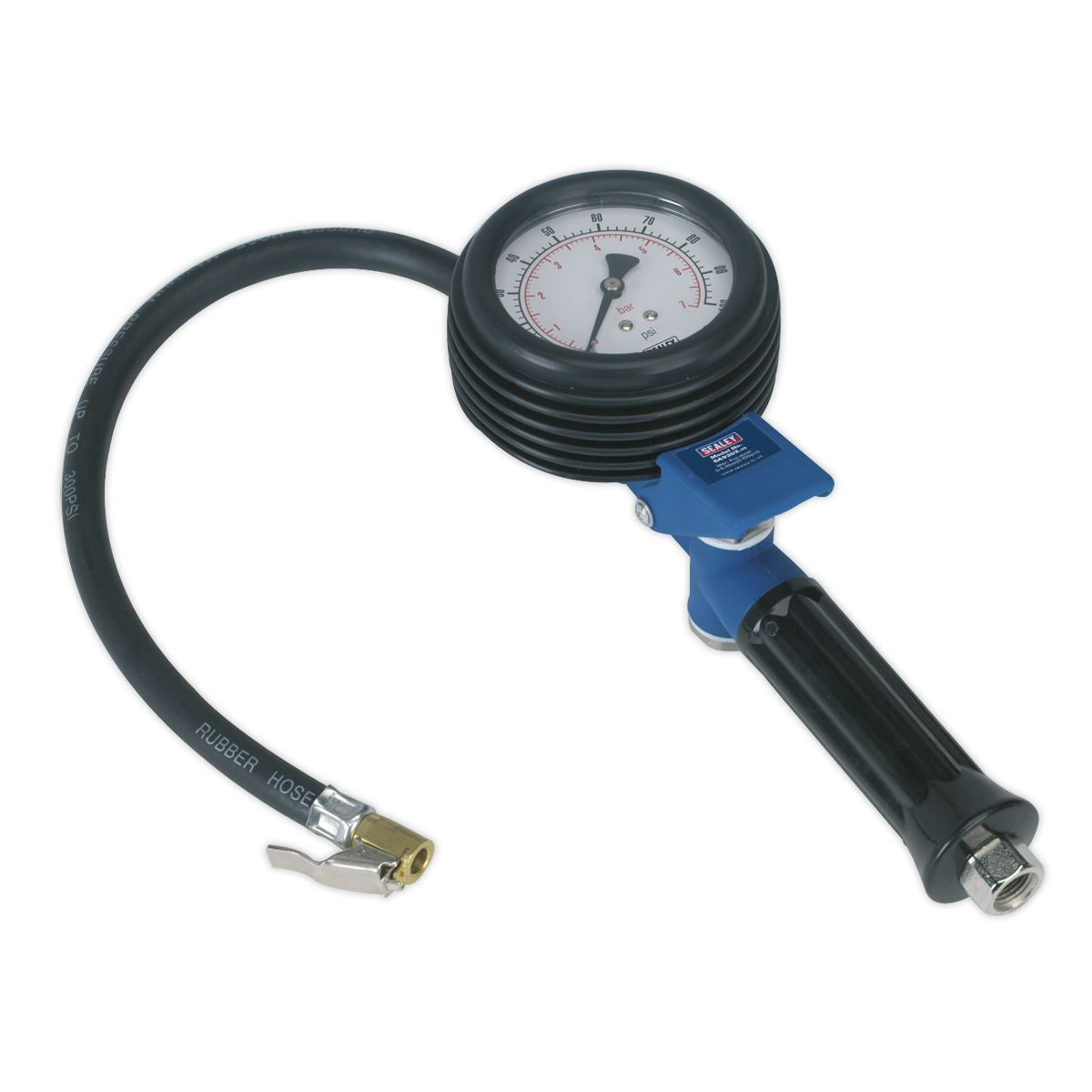 Sealey SA9303 Jumbo Tyre Inflator with Clip-On Connector Sealey