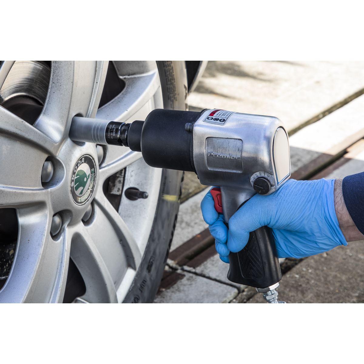 Sealey SX03917 Alloy Wheel Ultra-Power Impact Socket 17mm 1/2"Sq Drive Sealey