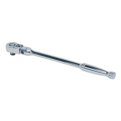 Sealey AK661F Ratchet Wrench Flexi-Head 300mm 3/8"Sq Drive Pear-Head Flip Reverse Sealey