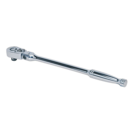 Sealey AK661F Ratchet Wrench Flexi-Head 300mm 3/8"Sq Drive Pear-Head Flip Reverse Sealey