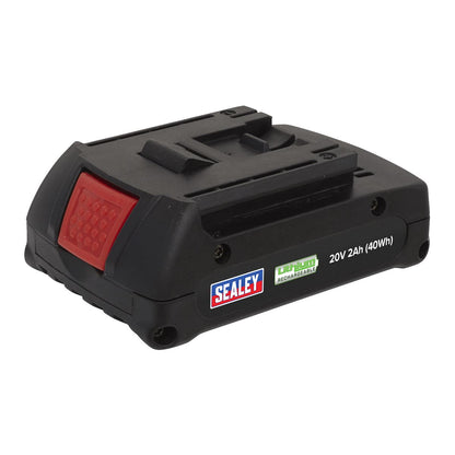 Sealey CP3BP Lithium-ion Battery 20V 2Ah for CP314 & CP316 Sealey