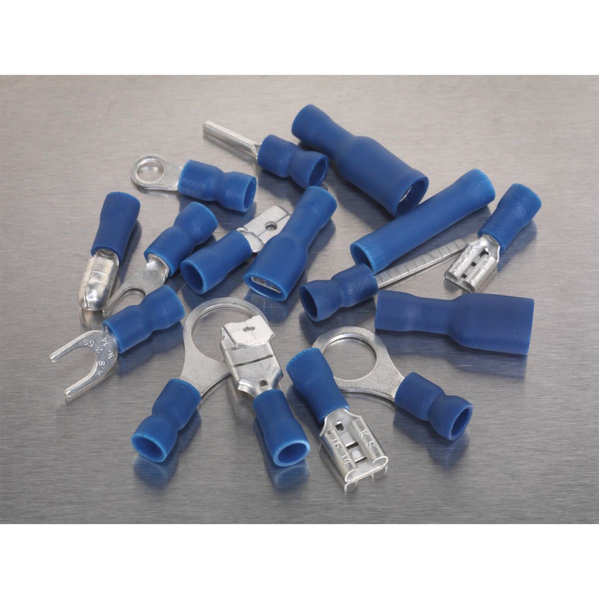 Sealey AB040BT Crimp Terminal Assortment 280pc Blue Sealey