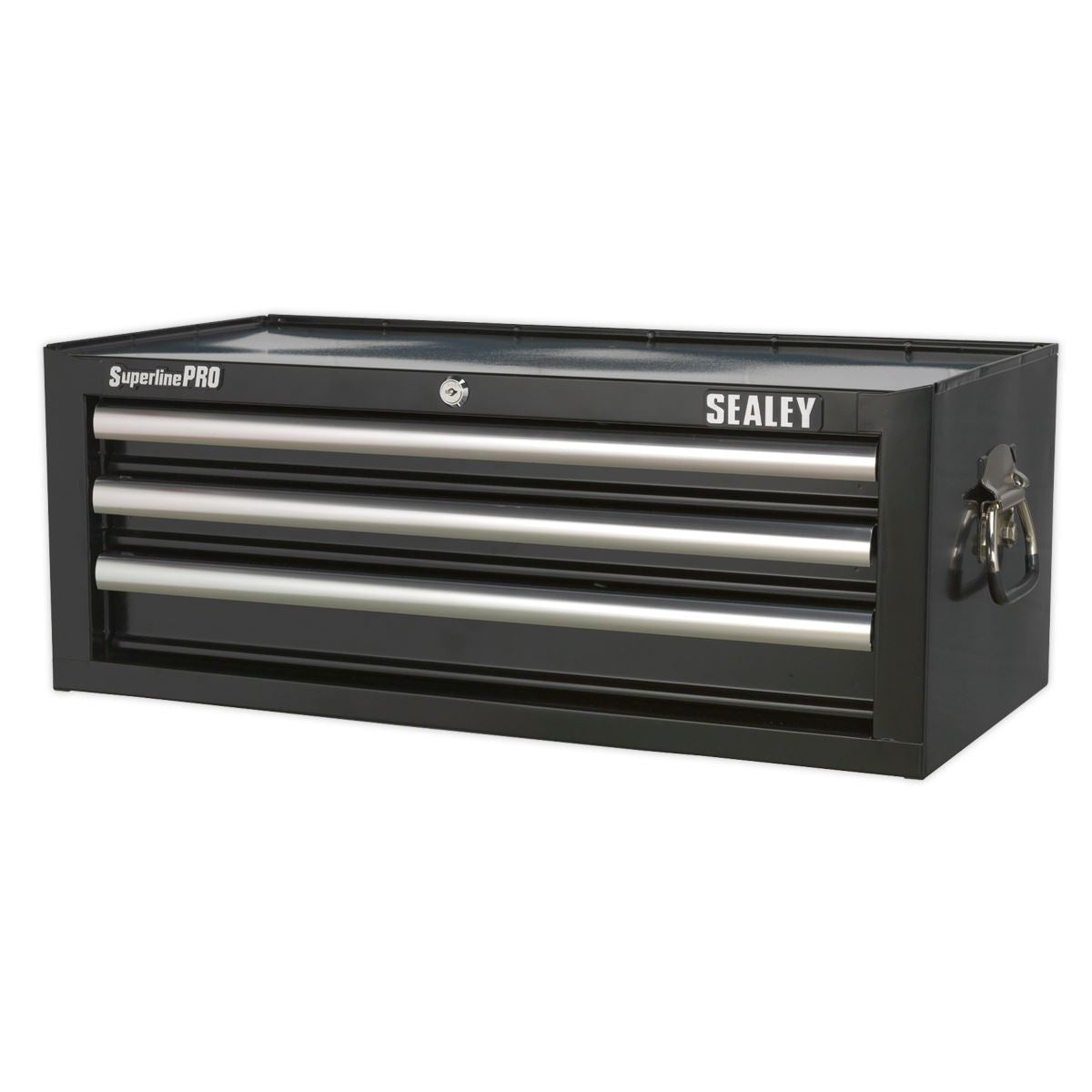 Sealey AP33339B Mid-Box Tool Chest 3 Drawer with Ball-Bearing Slides - Black Sealey