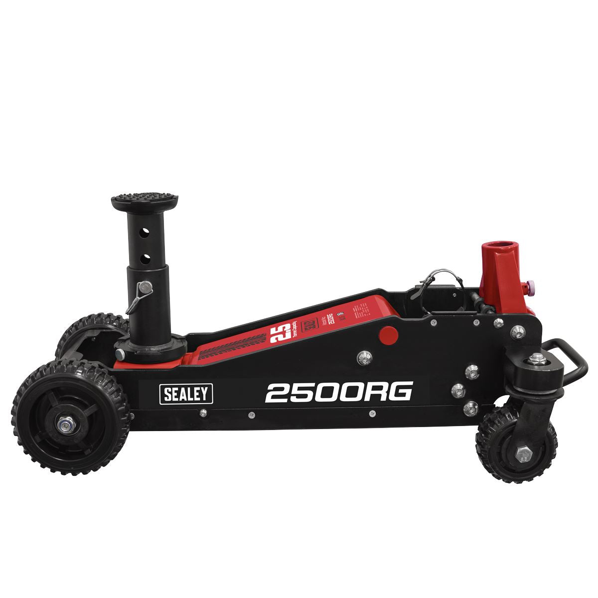 Sealey 2500RG Big Wheel Hybrid Trolley Jack SUV Van & 4x4s Super Rocket Lift 2.5 Tonne
