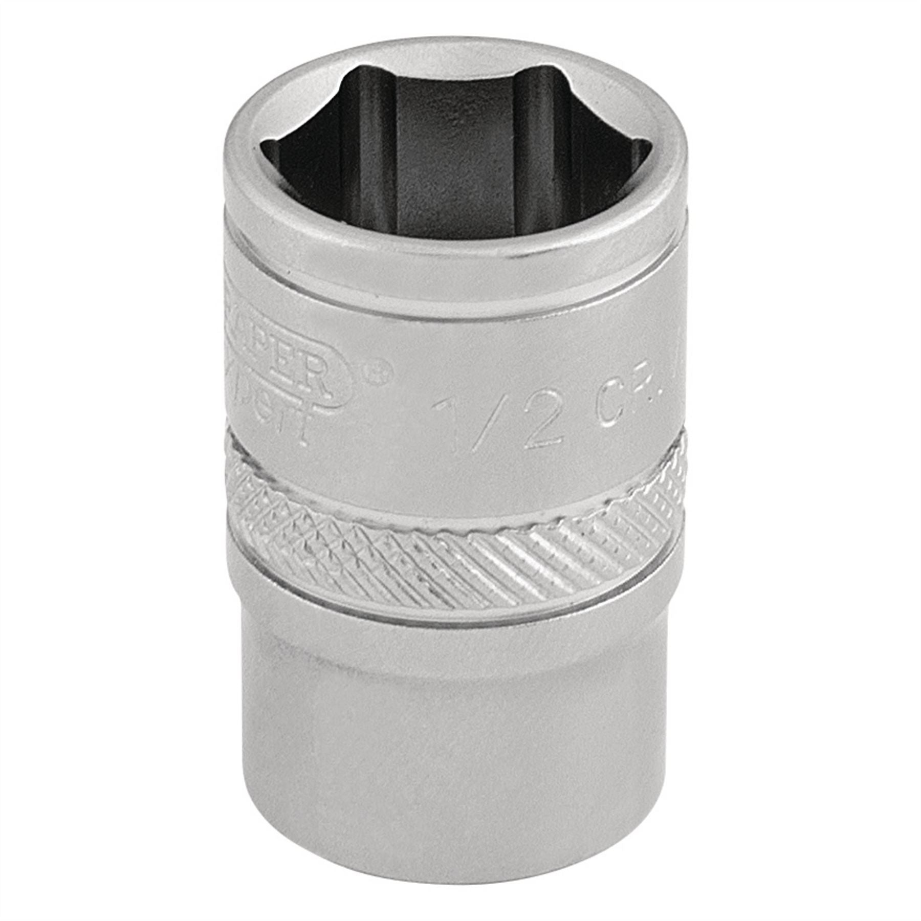 Draper 16552 6 Point Imperial Socket 3/8" Sq. Dr. 1/2" Draper