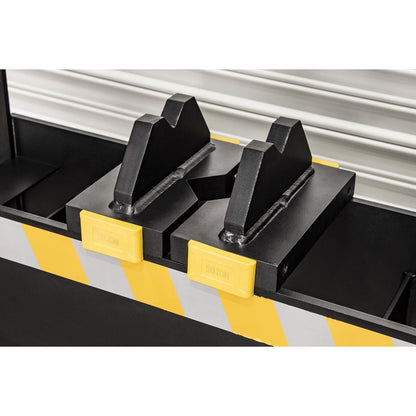 Sealey PPF501S Viking Floor Type Air/Hydraulic Press with Sliding Ram & Foot Pedal 50 Tonne Sealey