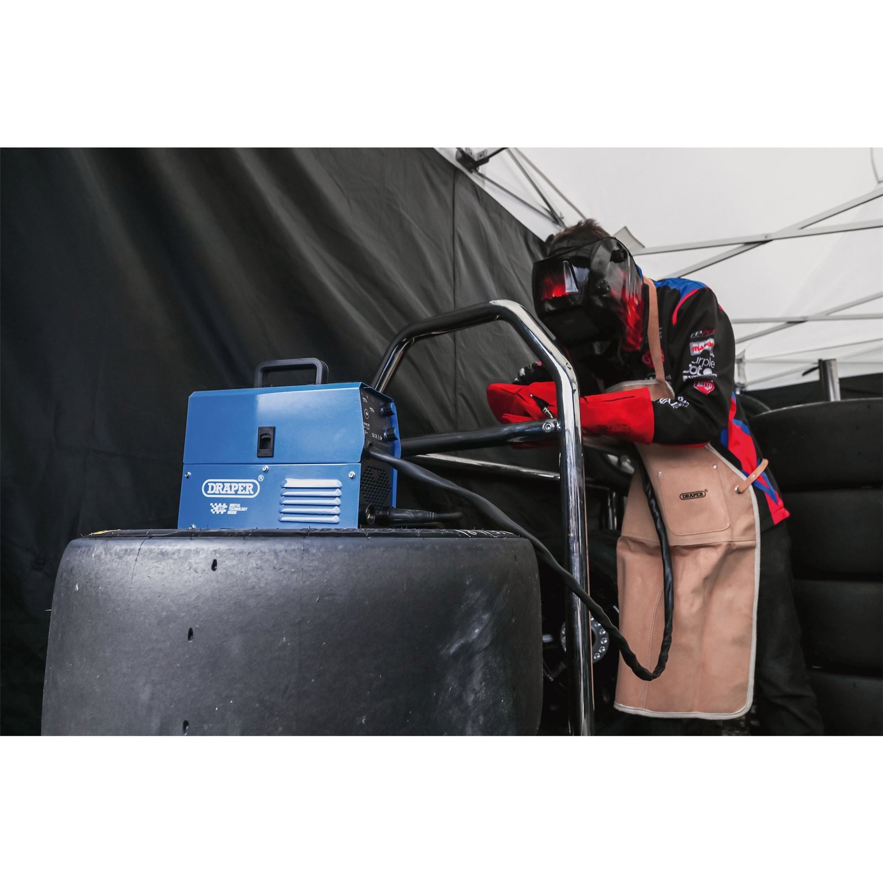Draper 70049 Gasless MIG Inverter Multi-Welder Dti 120A Draper