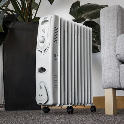 Sealey RD2500 Oil Filled Radiator 2500W/230V 11-Element Sealey