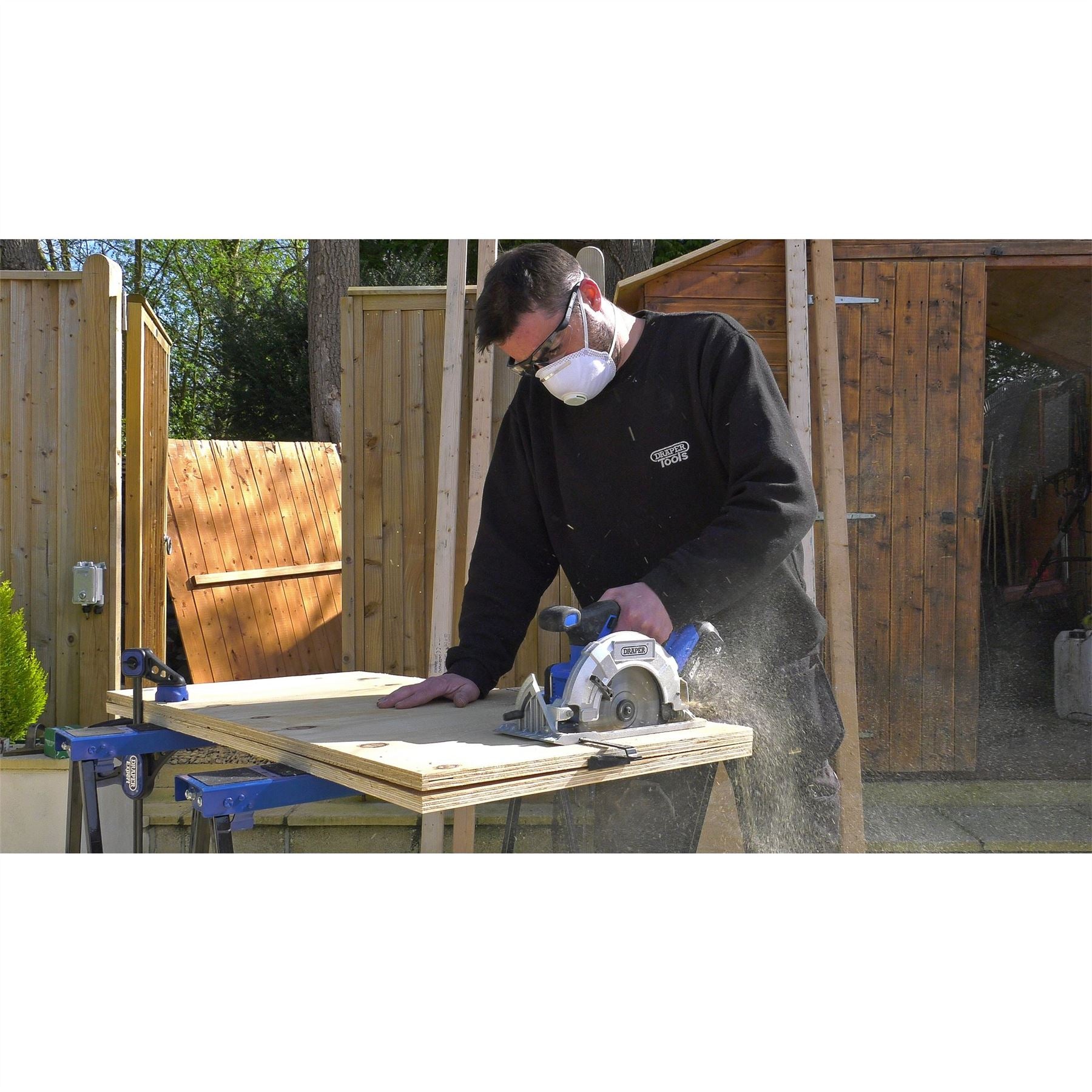 Draper 55519 D20 20V Brushless Circular Saw Sold Bare Draper