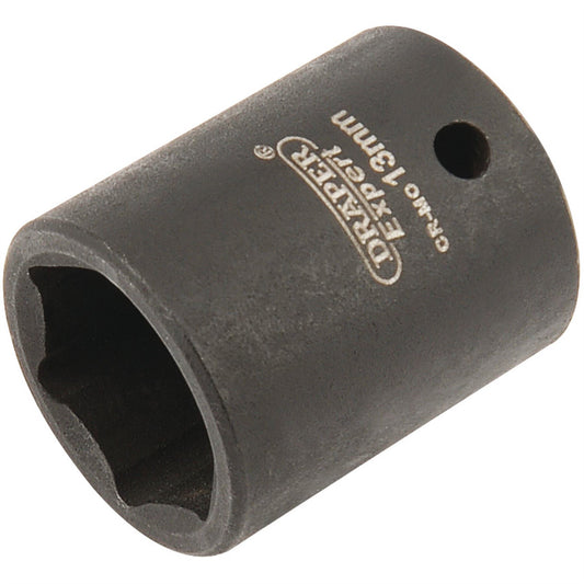 Draper 05056 Expert HI-TORQ® 6 Point Impact Socket 1/4" Sq. Dr. 13mm Draper