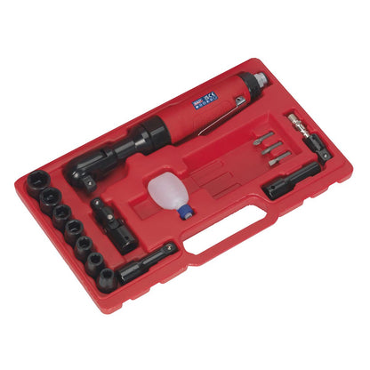 Sealey GSA21KIT Air Ratchet Wrench Kit 1/2"Sq Drive Sealey