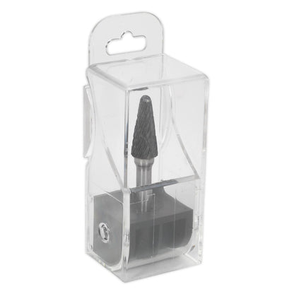 Sealey SDB06 Tungsten Carbide Rotary Burr Conical Ball Nose 10mm Sealey