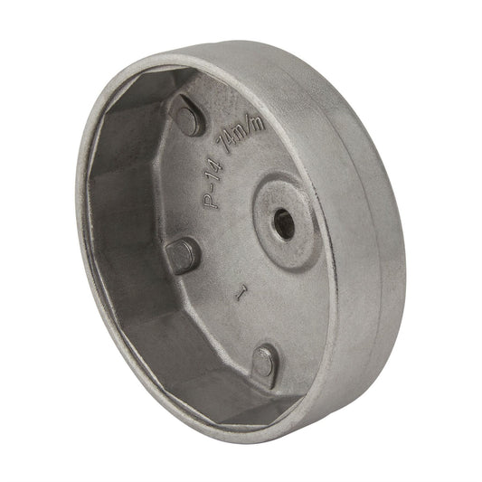 Draper 29186 Expert Oil Filter Socket 1/2" Sq. Dr. 74mm 14 Flats for Audi BMW GM and VW Draper