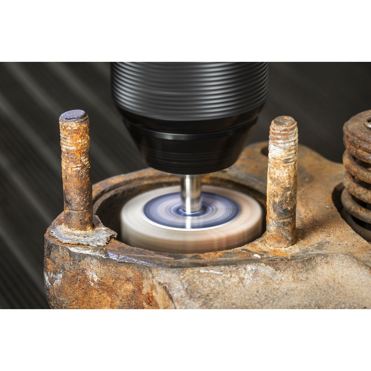 Sealey FW4020ASS Abrasive Flap Wheel Ø40 x 20mm Ø6mm Shaft Assorted Grit - Pack of 5 Sealey