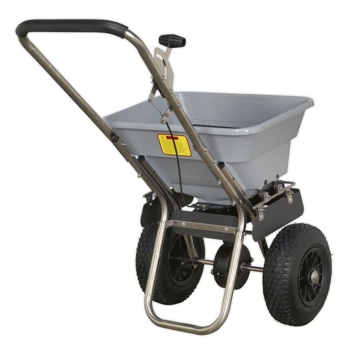 Sealey SSB37W Stainless Steel Broadcast Salt Spreader 37kg Walk Behind Sealey