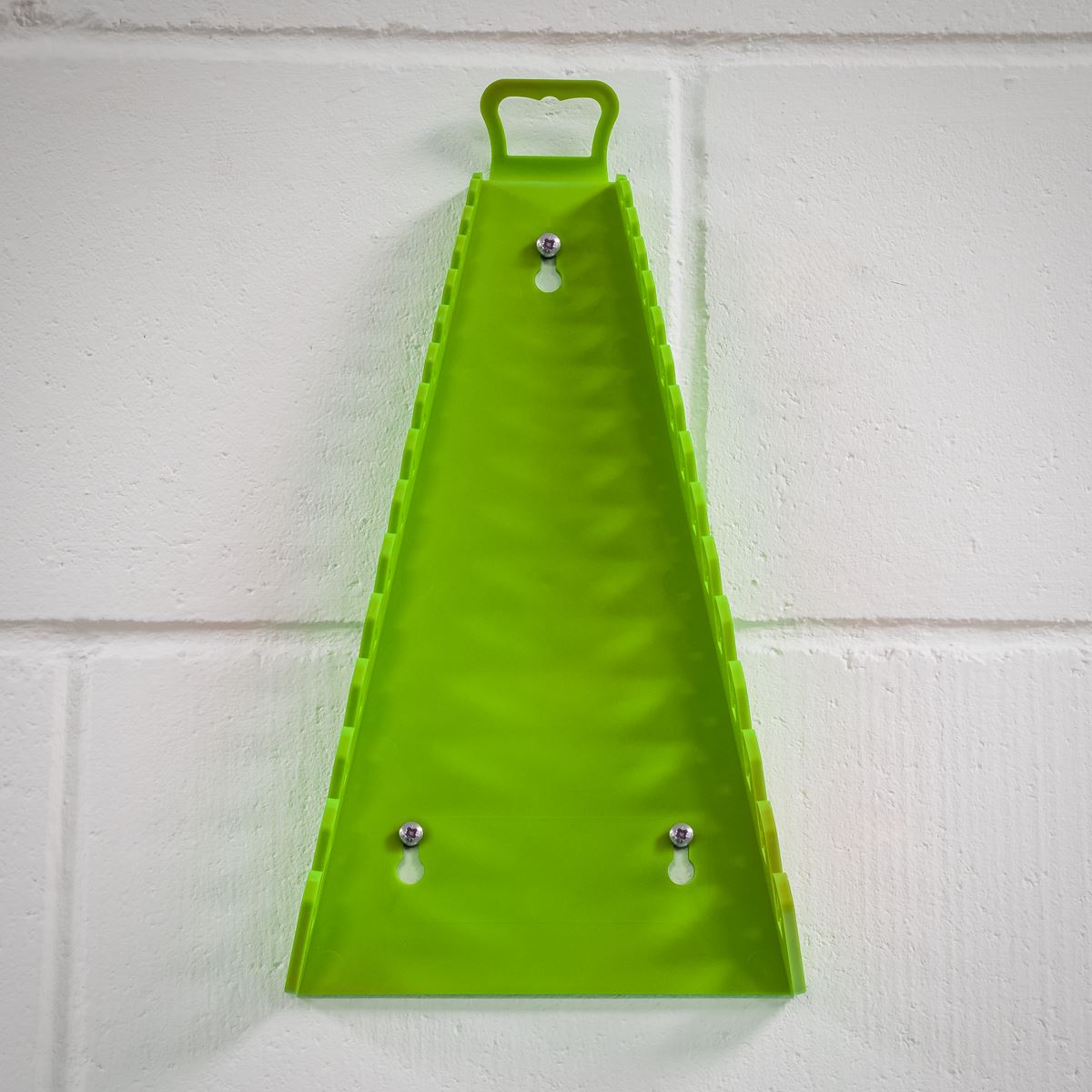 Sealey WR09HV Reverse Spanner Rack Capacity 15 Spanners Hi-Vis Green Sealey