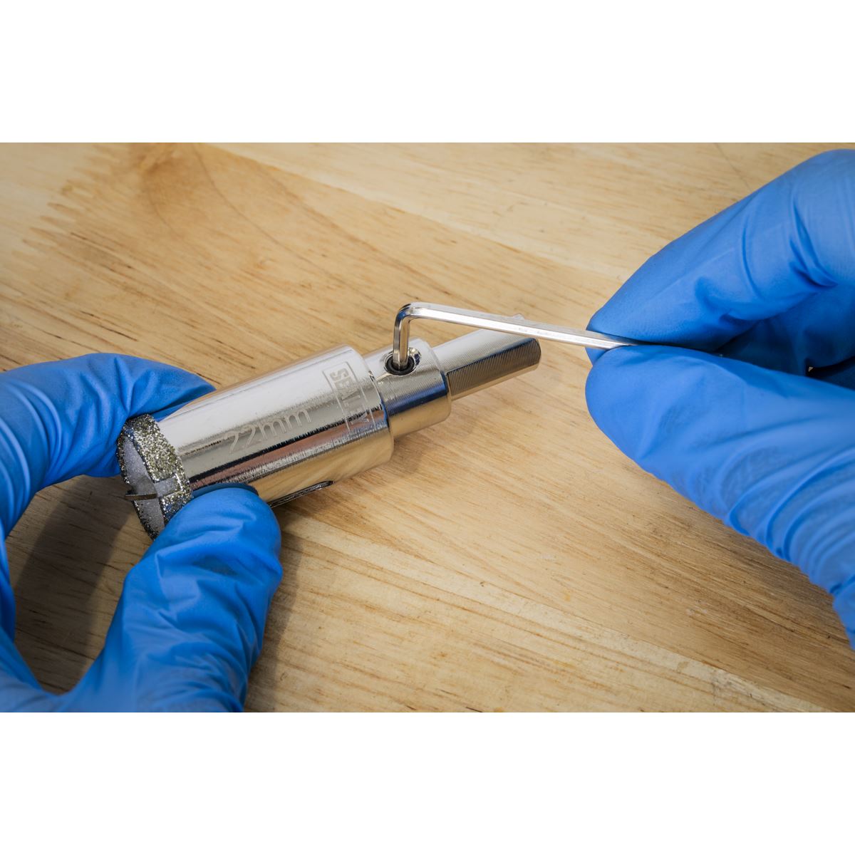 Sealey DHS22 Electroplated Diamond Hole Saw Ø22mm Sealey