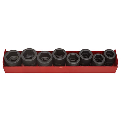 Sealey AK77/9M Impact Socket Set 8pc 3/4"Sq Drive Metric Sealey