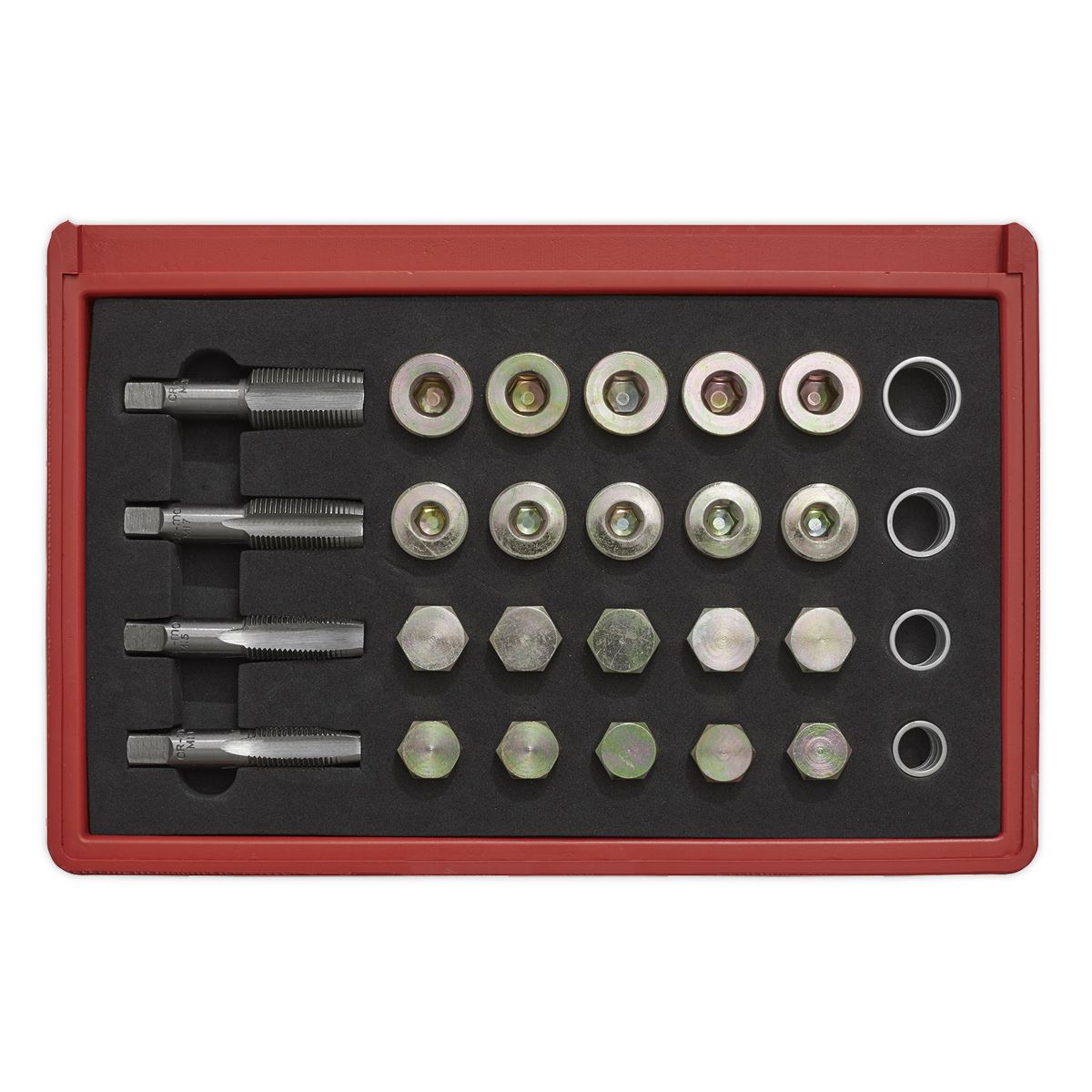 Sealey VS660 Drain Plug Thread Repair Set Sealey