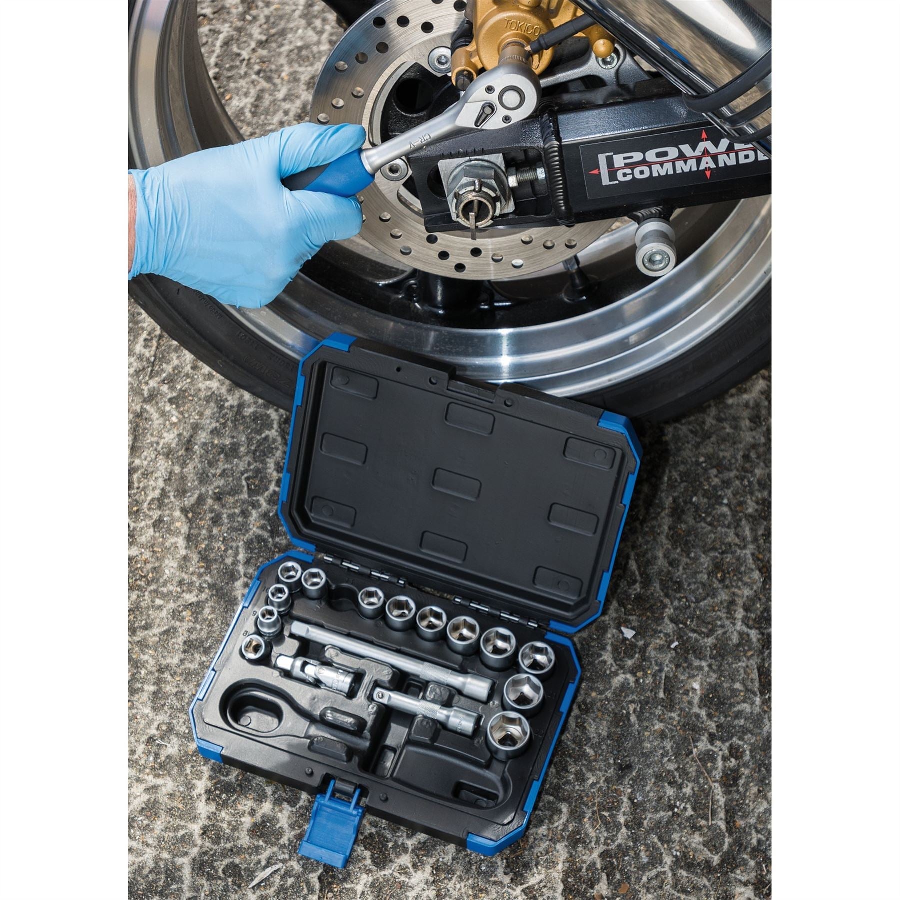 Draper 16359 Metric Socket Set 3/8" Sq. Dr. 18 Piece Draper