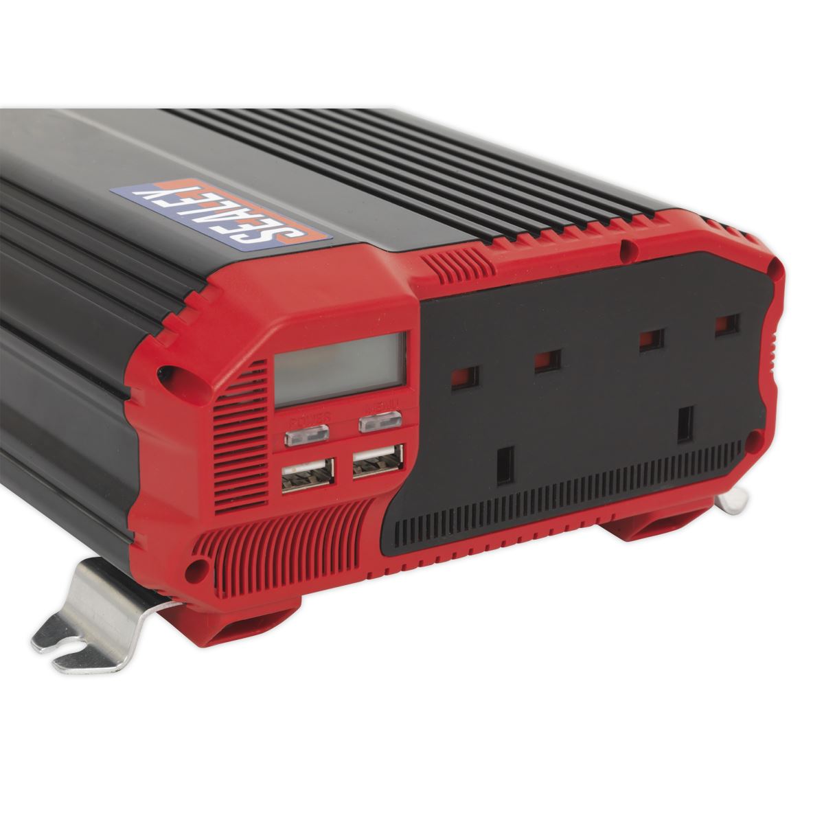 Sealey PI1100 Power Inverter Modified Sine Wave 1100W 12V DC - 230V ~ 50Hz Sealey