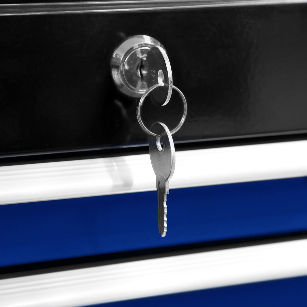 Sealey AP22B Topchest & Rollcab Combination 6 Drawer with Ball-Bearing Slides - Blue Sealey