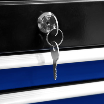 Sealey AP22B Topchest & Rollcab Combination 6 Drawer with Ball-Bearing Slides - Blue Sealey