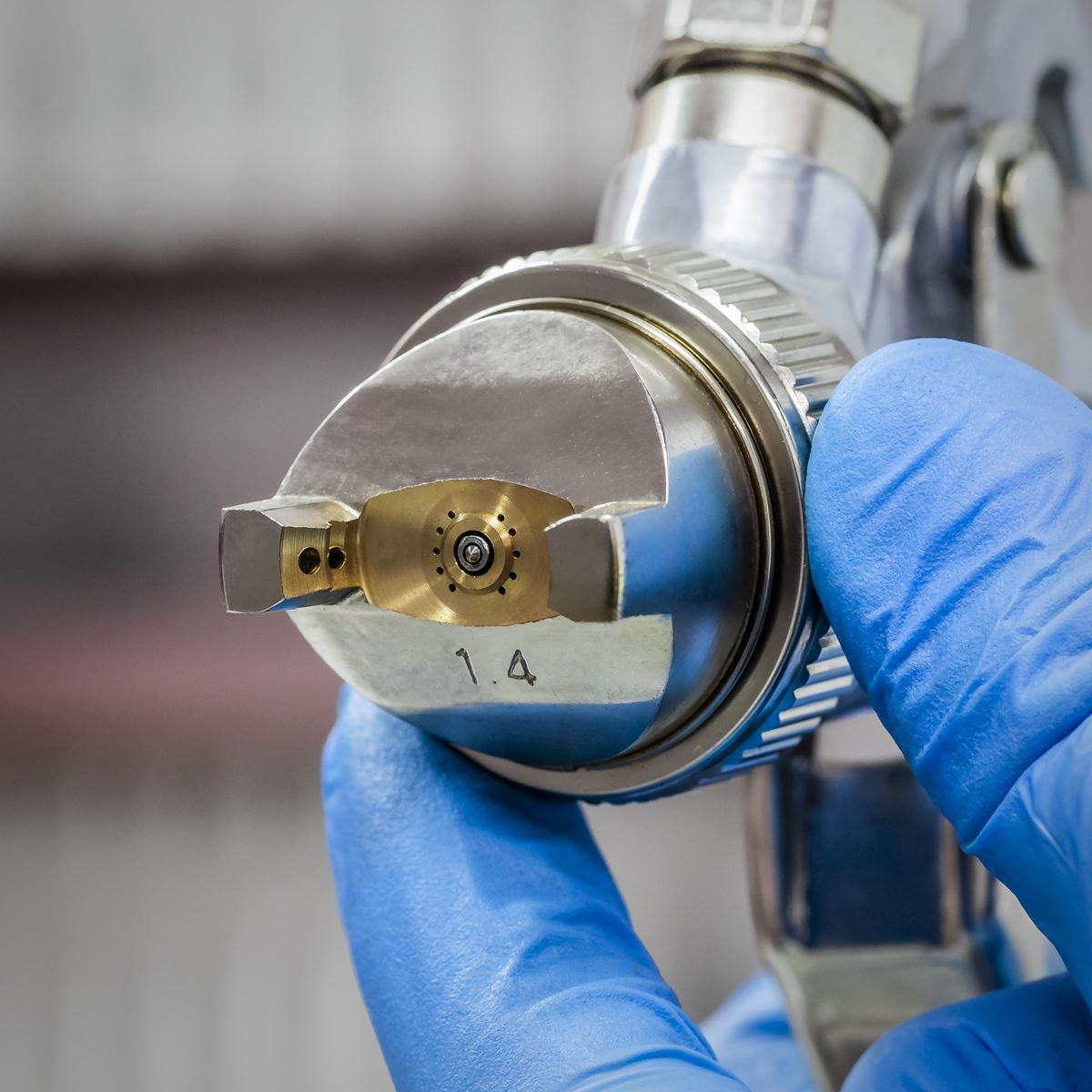 Sealey S641G Spray Gun Gravity Feed - 1.4mm Set-Up Sealey