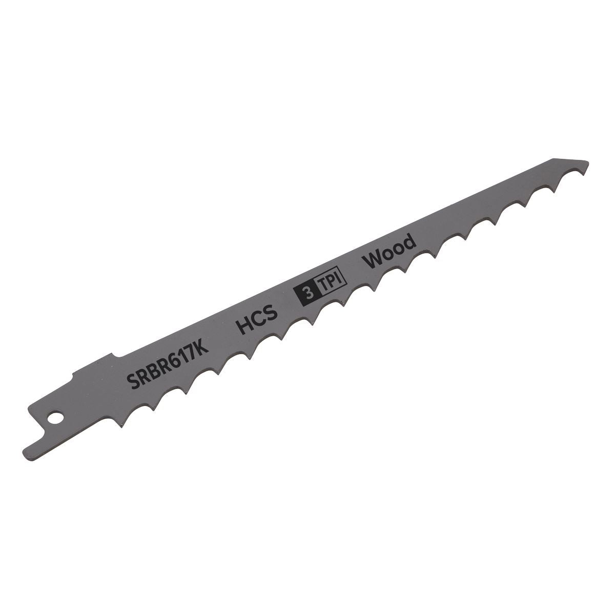 Sealey SRBR617K Reciprocating Saw Blade Pruning & Coarse Wood 150mm 3tpi - Pack of 5 Sealey
