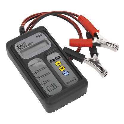 Sealey BT2002 Digital Battery & Alternator Tester 6-12V Battery 6 12 24V Alternator Sealey