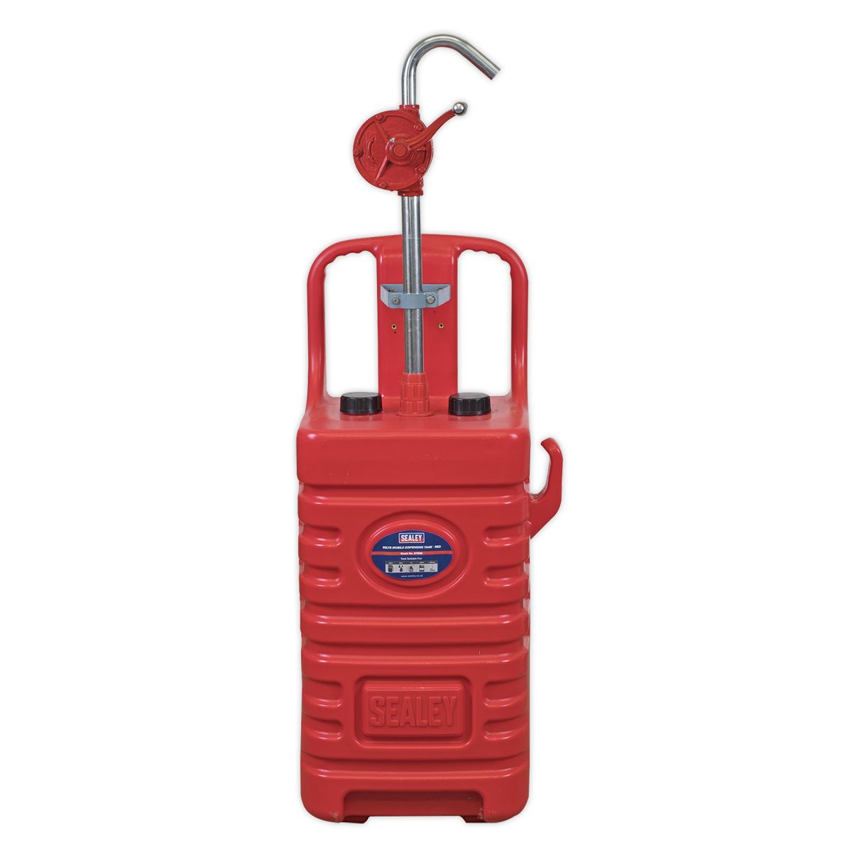 Sealey DT55RCOMBO1 Mobile Dispensing Tank 55L with Oil Rotary Pump - Red Sealey