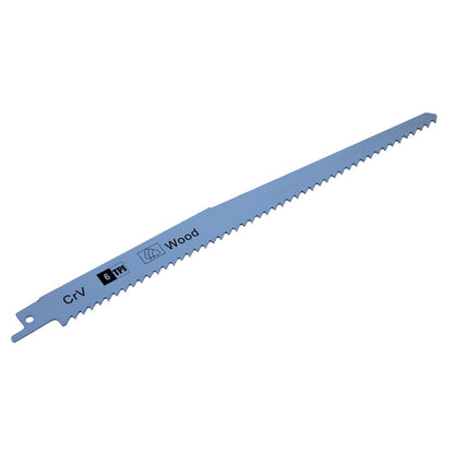 Sealey SRBS911D Reciprocating Saw Blade Clean Wood 230mm 6tpi - Pack of 5 Sealey