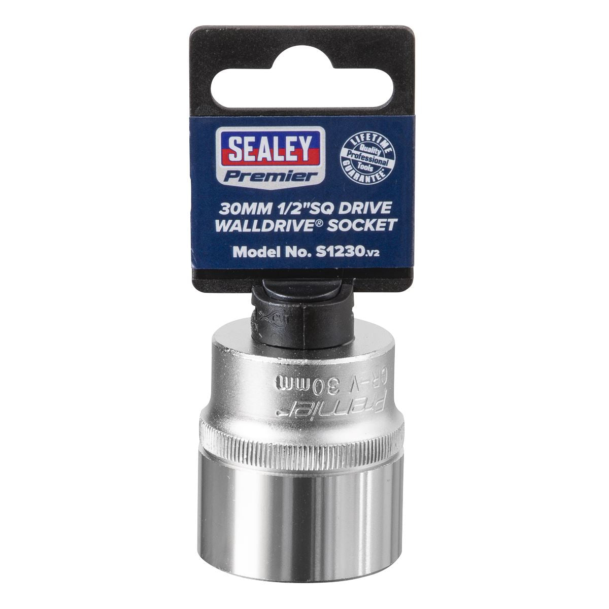 Sealey S1230 WallDrive® Socket 30mm 1/2"Sq Drive Sealey