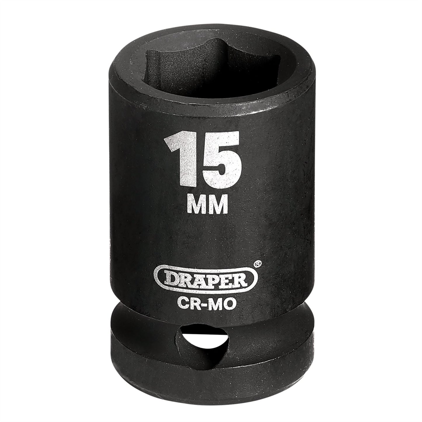 Draper 28470 Expert HI-TORQ® Impact Socket 1/2" Sq. Dr. 15mm Draper