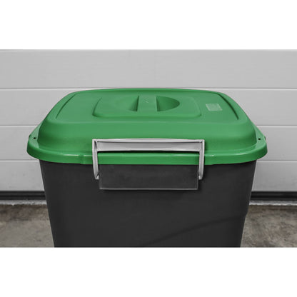 Sealey BM75G Refuse/Storage Bin 75L - Green Sealey