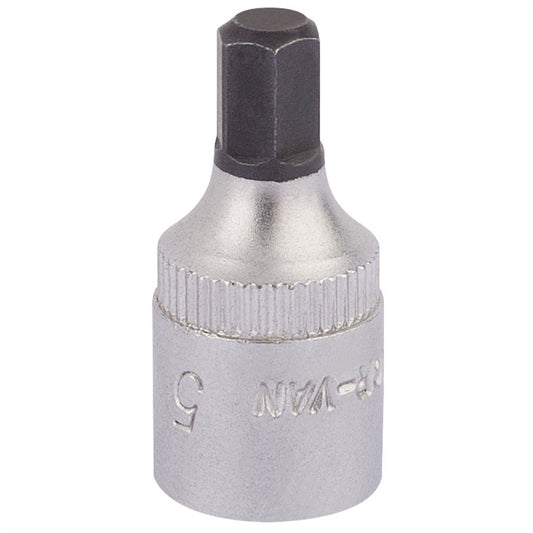 Elora 11126 Hexagon Screwdriver Socket 1/4" Sq. Dr. 5mm Elora