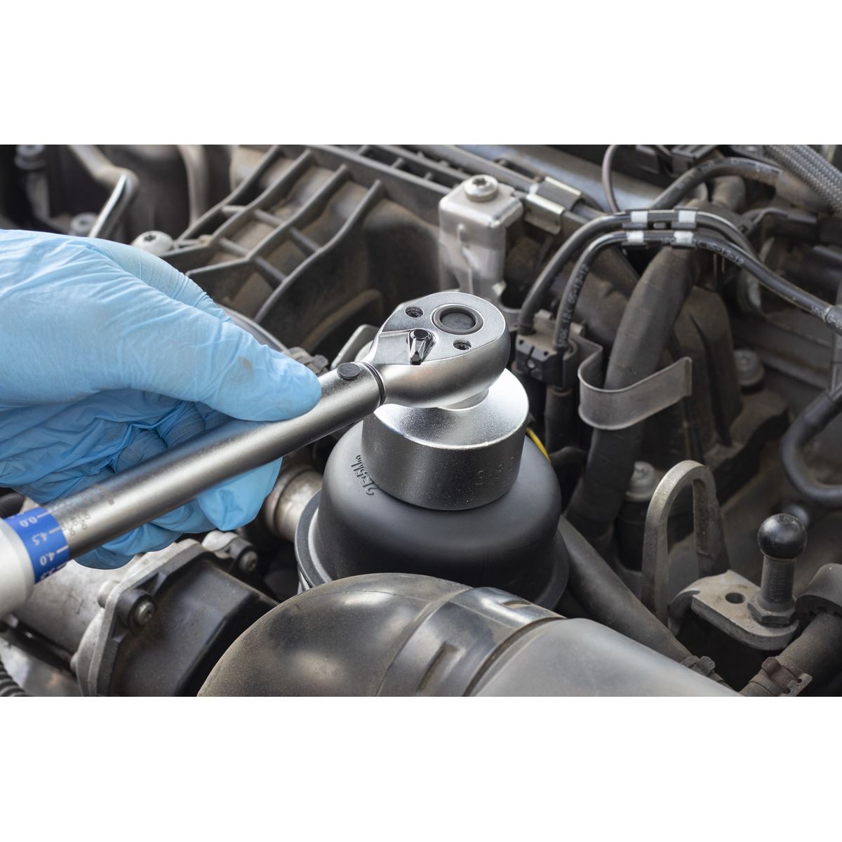 Sealey SX114 Low Profile Oil Filter Socket 36mm 3/8"Sq Drive Sealey