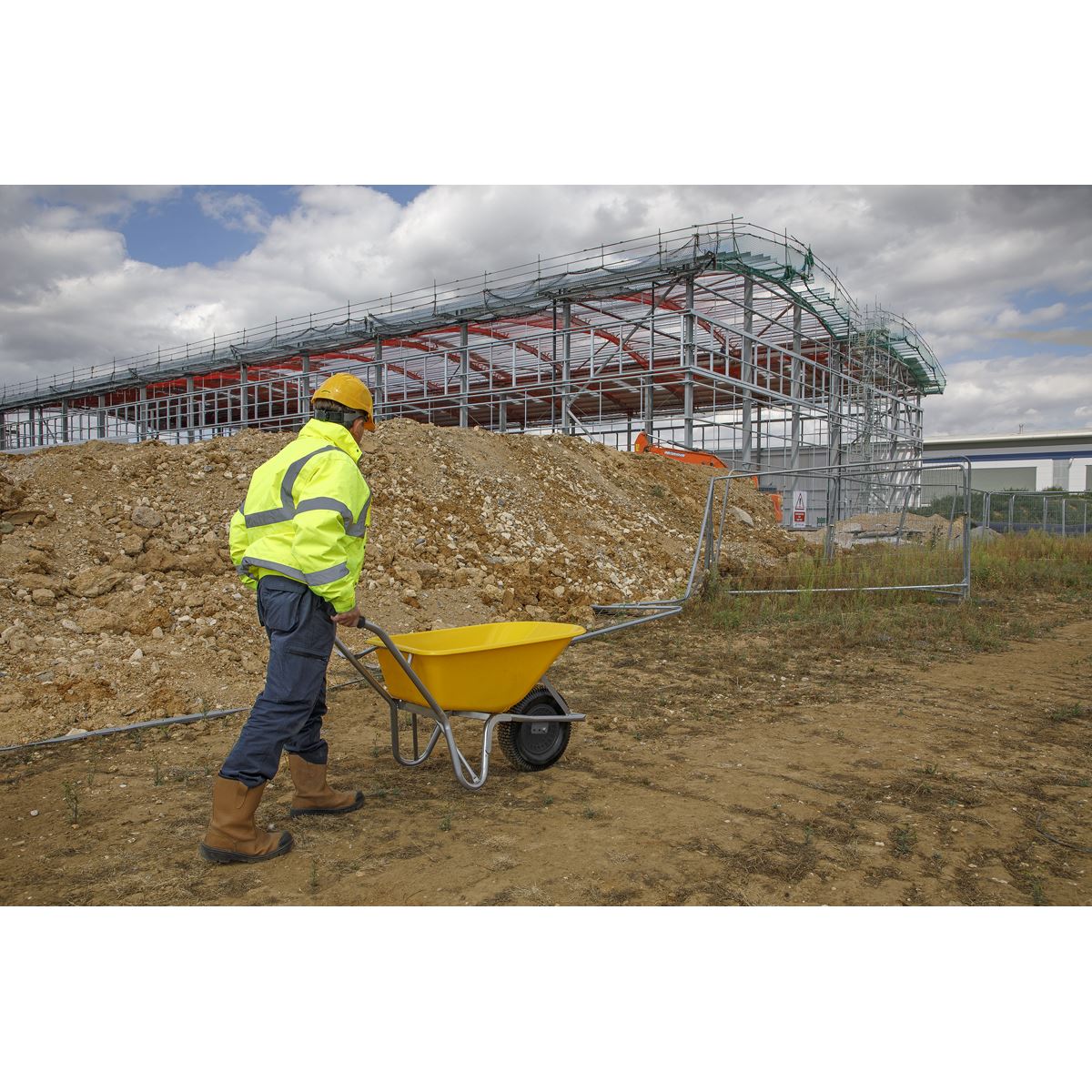 Sealey WBR01 Wheelbarrow 100L Heavy Duty Sealey