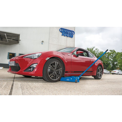 Draper 16407 Heavy Duty Trolley Jack with Twin Pistons 3 Tonne Draper
