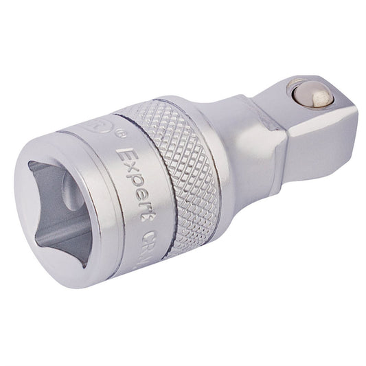 Draper 16759 Satin Chrome Wobble Extension Bar 1/2" Sq. Dr. 50mm Draper