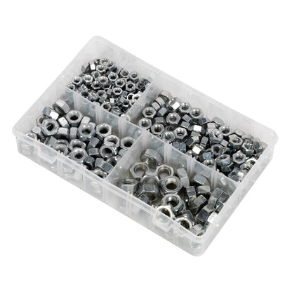 Sealey AB030SN Steel Nut Assortment 320pc 1/4"-1/2"UNC Sealey