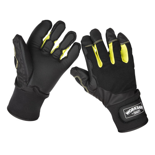 Sealey 9142L Anti-Vibration Gloves Large - Pair Sealey