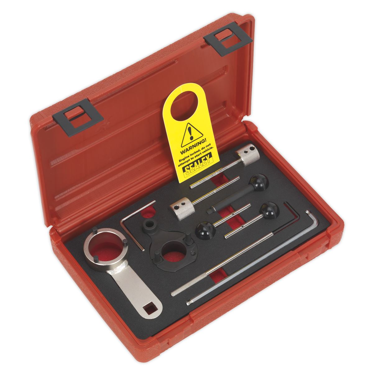 Sealey VSE6281 Diesel Engine Timing Tool Kit - for VAG 1.4D/1.6D/2.0D Belt Drive Sealey
