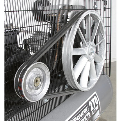 Sealey SAC32775B Air Compressor 270L Belt Drive 7.5hp 3ph Sealey