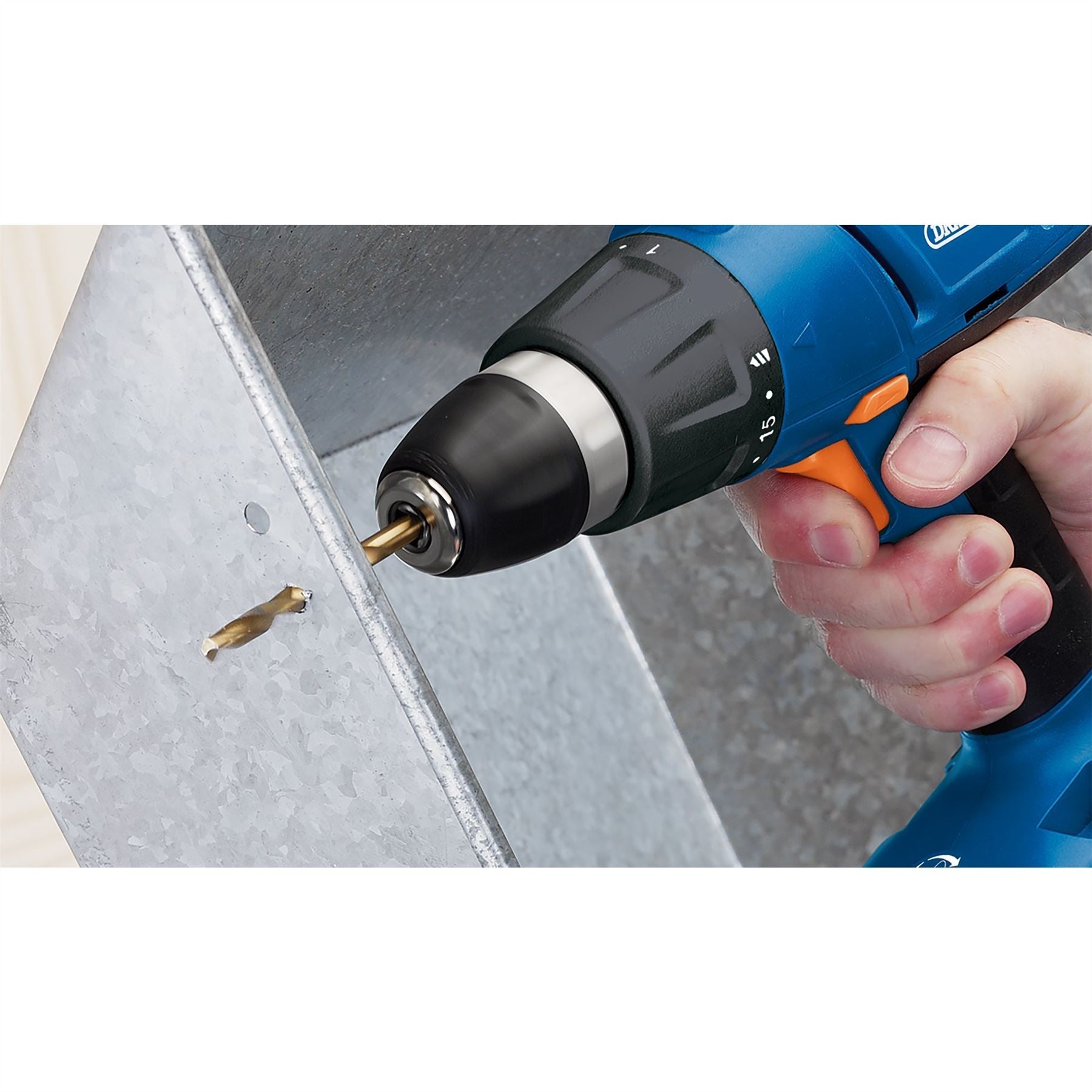 Draper 18549 HSS Titanium Nitride Coated Drill Bit Set 15 Piece Draper